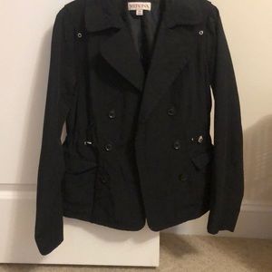 Waist length trench coat